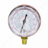 Manometro alta pressione per Gas R22, R134a, R404a, R410a Diametro 70 mm Attacco maschio 1/8'